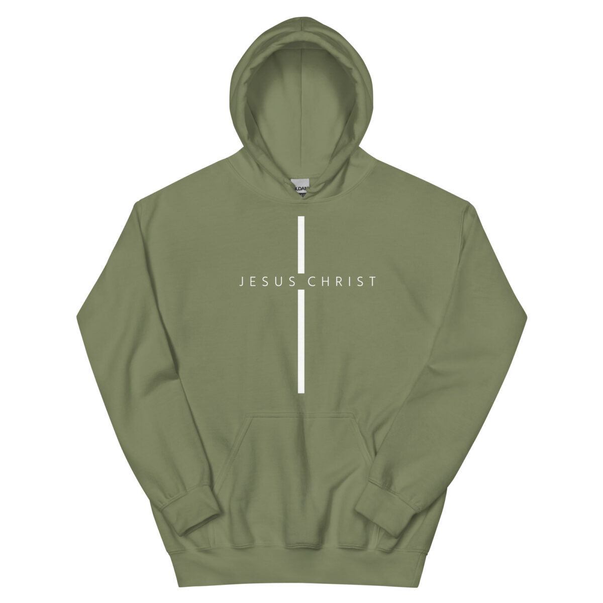 unisex heavy blend hoodie military green front 63a0c5d4ae477