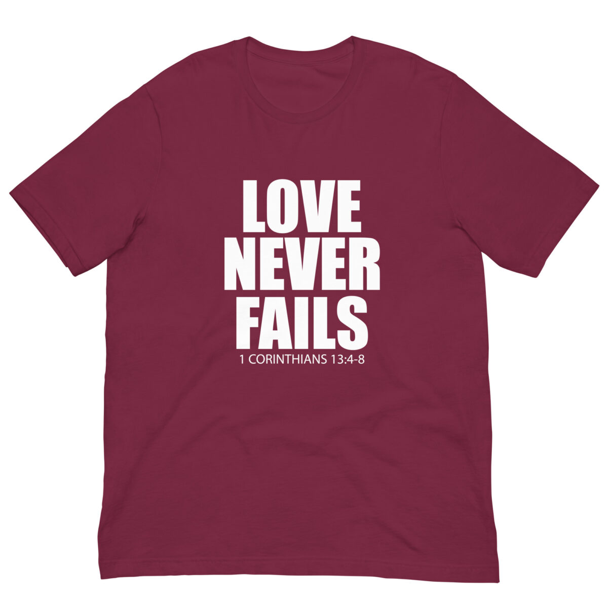 unisex staple t shirt maroon front 638ffa13a8b3a